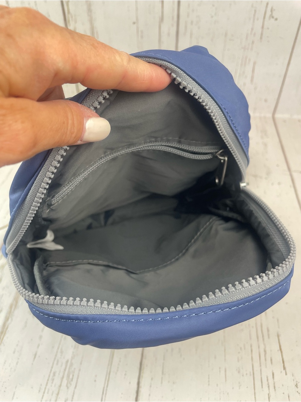 ORI LONDON Willesden Sling Bag *Burnt Blue - Picture 10 of 16